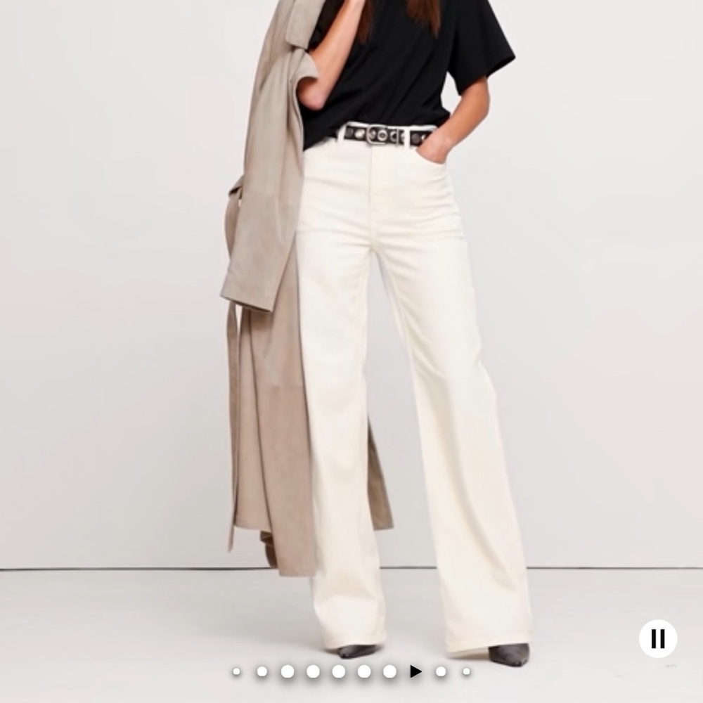 Banana Republic The Iconic Classic Wide-Leg Jeans
